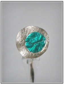 Bague fantaisie bleu