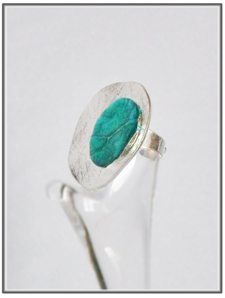 Bague fantaisie bleu
