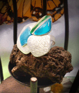 Bague bleu