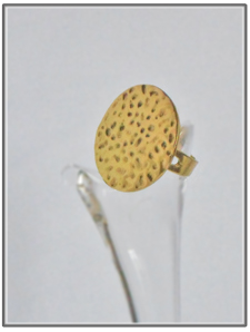 Bague fantaisie dorée