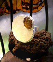Bague marron