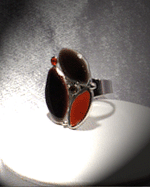 Bague orange