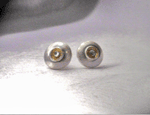 Boucles d'oreilles blanches