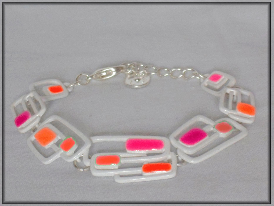 Bracelet orange fluo