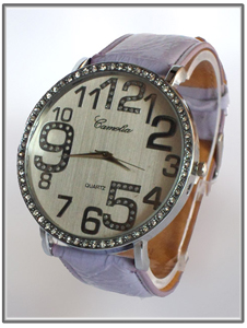 Montre femme mauve