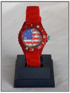 Montre enfant rouge