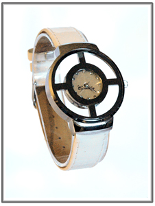 Montre fantaisie Femme- blanche