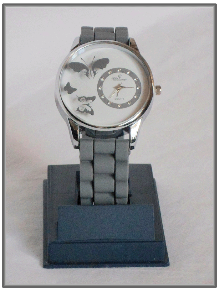 Montre femme grise