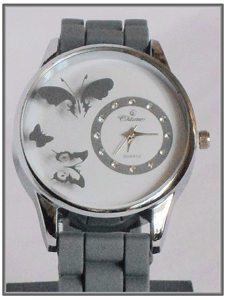 Montre femme grise