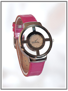 Montre fantaisie Femme- rose