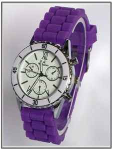 Montre femme violette