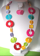 Boucles d'oreilles roses